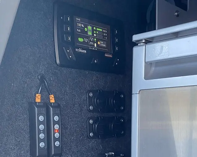 Custom vehicle switch panel and 12V electrical system installed by Lovell’s Auto Electrics in Brisbane